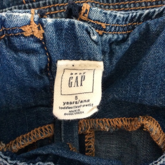 Gap kids denim jumper dress - Picture 6 of 7